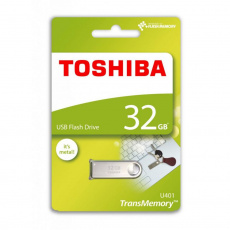 Флеш накопитель USB 2.0 32Gb Toshiba U401 (THN-U401S0320E4, silver)