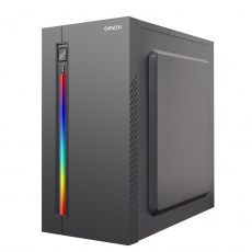 Корпус GINZZU D370 (без БП, mATX, RGB, black)