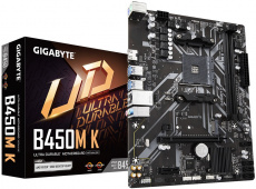Материнская плата Gigabyte B450M K (AM4, mATX) RTL