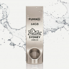 Флеш накопитель USB 2.0 64Gb FUMIKO SYDNEY (FSY-05, silver)