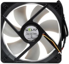 Вентилятор GELID Silent 12 FN-SX12-15 (120x120x25mm, Hydro, 1500rpm, 26dBa, 3pin, black-white) RTL