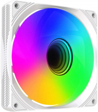 Вентилятор Bloody BD-CF120ARGB1-WH (120x120x25mm, Hydro, 600-1600rpm, 11-26dBa, 4pin, PWM, ARGB LED, white) RTL