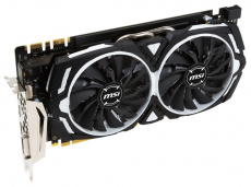Видеокарта MSI GF GTX1070 8Gb ARMOR OC (GTX 1070 ARMOR 8G OC, 256bit, GDDR5, DVI+HDMI+3*DP) RTL