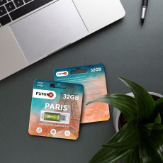 Флеш накопитель USB 2.0 32Gb FUMIKO PARIS (FPS-24, 30MB/s, green)