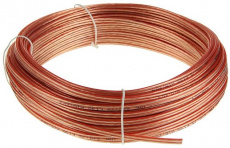 Кабель акустический 10.0m (CC-TC2x0,5-10M, 0.5мм2, медь, прозрачный) Cablexpert