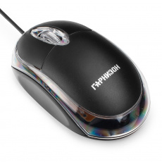 Мышь Гарнизон GM-100 (USB, optical, 1000dpi, 1.15m, black)