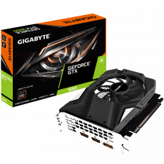 Видеокарта Gigabyte GF GTX1650 4Gb (GV-N1650IXOC-4GD, 128bit, GDDR5, 2xHDMI+DP) RTL