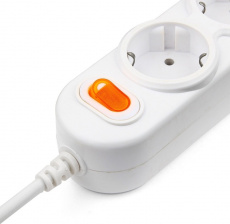 Сетевой удлинитель КУБ (Powercube PC-2-3M, 3 розетки, 3 метра, 10A, 0.75mm2, white) RTL