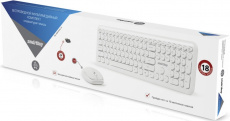 Клавиатура+мышь беспроводные Smartbuy (SBC-666395AG-W, white)