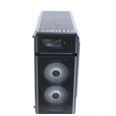 Корпус ZALMAN N5 OF (без БП, ATX, USB3.0, 3x white LED Fan, black)