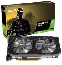 Видеокарта KFA2 GF GTX1660 1 Click OC 6Gb (192bit, GDDR5, DVI+HDMI+DP) RTL