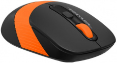 Мышь беспроводная A4Tech Fstyler FG10S (optical, 2000dpi, AA, бесшумный клик, black-orange)