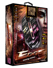 Мышь беспроводная QUMO Edge M17 (optical, 2400dpi, игровая, аккумулятор, динамическая подсветка, black)