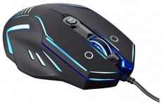 Мышь Oklick INTERCEPTOR 735G (USB, optical, 2400dpi, игровая, black)