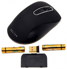 Мышь беспроводная Oklick 335MW (optical, 1000dpi, 2xAAA, black)