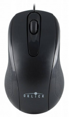 Мышь Oklick 205M (USB, optical, 1000dpi, 1.1m, black)