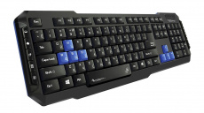 Набор клавиатура, мышь и коврик QUMO HURRICANE (USB, black)