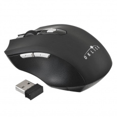 Мышь беспроводная Oklick 555MW (optical, 1600dpi, AA, black)