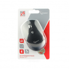 Мышь беспроводная Gembird MUSW-351 (Bluetooth, optical, 1600dpi, аккумулятор 400mAh, black)
