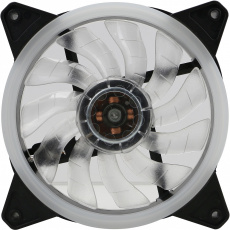 Вентилятор Digma DFAN-FRGB3 (120x120x25mm, Hydro, 1200rpm, 23dBa, 3+4pin, RGB fixed LED, black) RTL