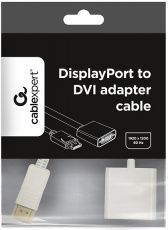 Переходник Display Port (m) - HDMI (f) (A-DPM-HDMIF-002-W, 0.1m, white) Cablexpert