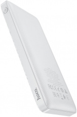 Внешний аккумулятор hoco J72 Easy travel (литий-полимерный, 10000mAh, 2*USB 2A, вход 2A, white)