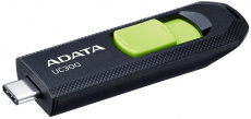 Флеш накопитель USB 3.2 64Gb ADATA UC300 (ACHO-UC300-64GRBK/GN, OTG Type-C, 100MB/s, black-green)