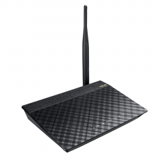 Роутер ASUS RT-N10P (150Mbps, 2.4GHz, 4-Port 100Mb, 1 внешняя несъёмная антенна, поддержка до 4-х беспроводных сетей)
