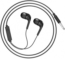 Наушники hoco M40 Prosody (затычки, для мобильных устройств, с микрофоном, 1.2m, black)