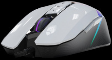 Мышь A4Tech Bloody W60 Max (USB, optical, 10000dpi, игровая, RGB подсветка, программируемая, 1.9m, white)