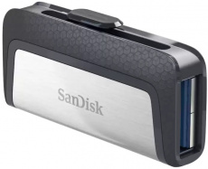 Флеш накопитель USB 3.1 32Gb SanDisk Ultra Dual Drive (SDDDC2-032G-G46, OTG Type-C, 150MB/s, black-silver)