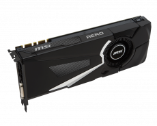 Видеокарта MSI GF GTX1070 8192Mb (GTX 1070 AERO 8G OC, 256bit, GDDR5, DVI+HDMI+3*DP) RTL