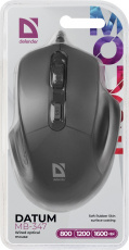 Мышь Defender Datum MB-347 (USB, optical, 1600dpi, black)