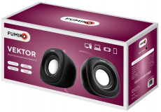 Колонки FUMIKO VEKTOR (3W, USB, black)