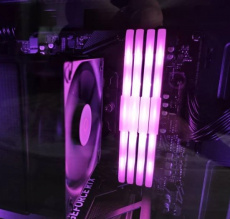 Память DDR4 8Gb PC25600, 3200MHz, Neo Forza NOX RGB (NMGD480E82-3200DM10, 1.35V, black)