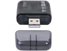 Карт-ридер Spire (SP336, SDHC, microSD, MS, M2, чёрный, USB 2.0)