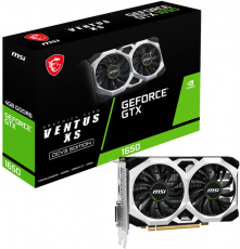 Видеокарта MSI GF GTX1650 4Gb (GTX 1650 D6 VENTUS XS OCV3, 128bit, GDDR6, HDMI+DP+DVI) RTL