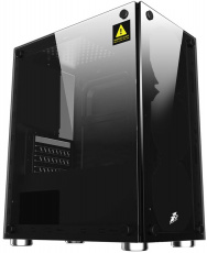 Корпус 1STPLAYER FIREBASE X2 (без БП, mATX, USB3.0, black)