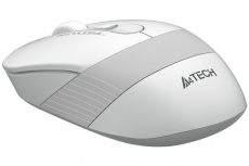 Мышь беспроводная A4Tech Fstyler FG10 (optical, 2000dpi, AA, white-grey)