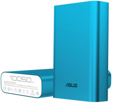 Внешний аккумулятор ASUS ZenPower ABTU005 (литий-ионный, 10050mAh, USB - 2.4A max, вход 2A, blue)
