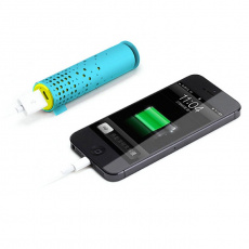 Внешний аккумулятор CROWN CMPB-6200 (литий-полимерный, 2600mAh, 1*USB - 1A, вход 1А, кабель 0.25m - microUSB, red-yellow)