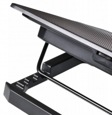 Подставка для ноутбука Buro BU-LCP156-B214H (15.6", 2x140mm Fan, USB, регулятор, black)
