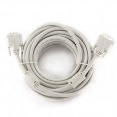 Кабель DVI (m) - DVI (m) 4.5m (CC-DVI2-15, dual link, 2 ферритовых фильтра, экранированный, beige) Cablexpert