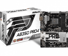 Материнская плата ASRock AB350 PRO4 (AM4, ATX) RTL