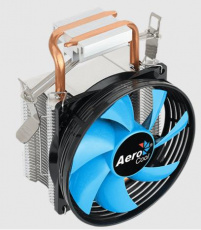 Вентилятор AeroCool Verkho 1-3P (1150/1151/1155/1156/1200/775/AM2/AM3/AM4/FM1/FM2, 90mm, Al, 2300rpm, 28dBa, одна тепловая трубка, 3pin, 100W) RTL