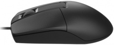 Мышь A4Tech OP-335S (USB, optical, 1200dpi, бесшумный клик, 1.5m, black)