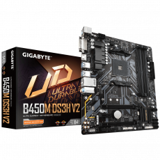 Материнская плата Gigabyte B450M DS3H V2 (AM4, mATX) RTL
