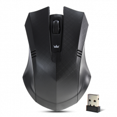 Клавиатура+мышь беспроводные Crown CMMK-953W (Black, 112 клавиш (8мультимедийных ),  мышь , 3 кнопки, 1000 DPI, 2.4Ггц, 1 nano ресивер, USB)
