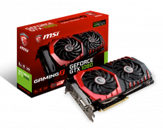 Видеокарта MSI GF GTX1080 8192Mb (GTX 1080 GAMING X 8G, 256bit, GDDR5X, DVI+HDMI+3xDP) RTL