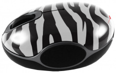 Мышь беспроводная Oklick 535XSW (optical, 1600dpi, 2*AAA, black-white)